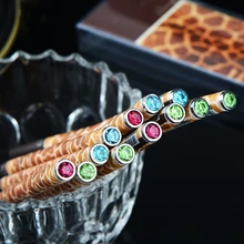 

12Pcs/Lot Japan Classic Cigarette Diamond Pens Giraffe Funny Cute Stationery Kawaii Man Office School Accessory Ballpoint Supply