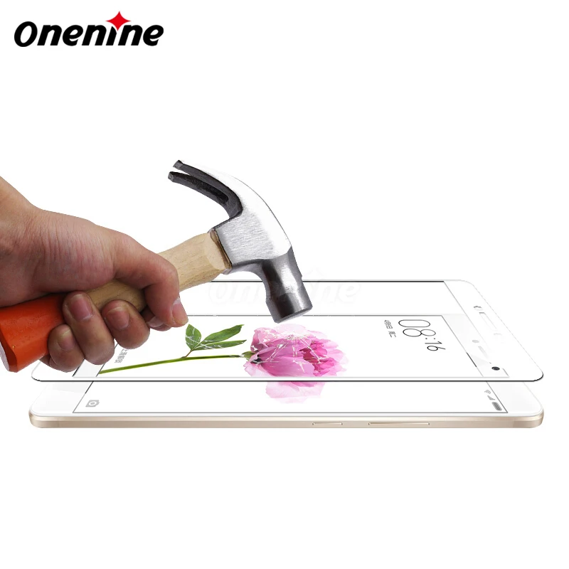 Защитная пленка Onenine 4D для Xiaomi Max 2 закаленное стекло с полным покрытием изогнутая