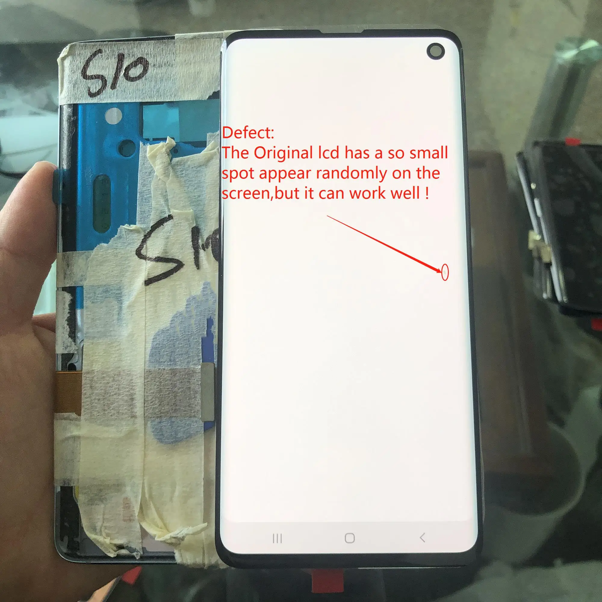 Оригинальный 6 1 ''AMOLED для SAMSUNG Galaxy S10 G973F/DS G973U G973 SM с точечным дисплеем сенсорный экран дигитайзер