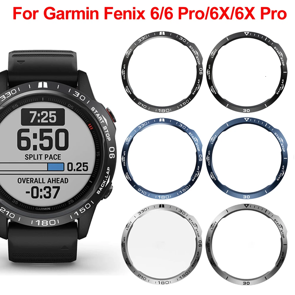 Чехол с кольцом защитой от царапин Безель для Garmin Fenix6 6X Fenix pro сапфировые часы