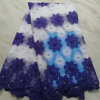 

2019 Latest African Lace Fabric 2019 Embroidered Nigerian Laces Fabric High Quality French Tulle Lace Fabric For Women 5Yards