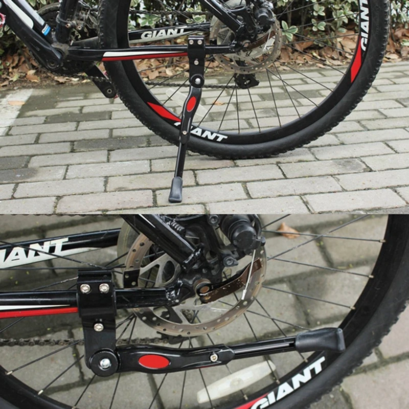 Регулируемая подставка из алюминиевого сплава для велосипед горный велосипед часть-черный