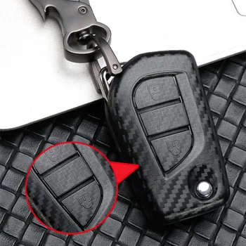 Cover per chiave/telecomando per Toyota Hilux Revo Innova Rav4 Fortuner accessori portachiavi - Durevole custodia rigida per portachiavi con telecomando per auto per Toyota Hilux Revo Innova Rav4