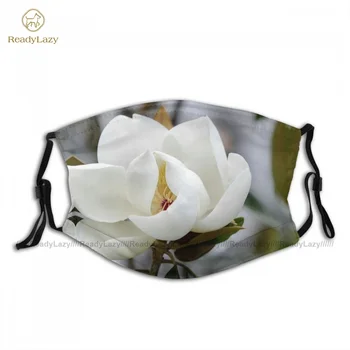 

Protection Adult Exquisite Magnolia Face Mouth Mask Cool Polyester Printed Facial Mask With Filter