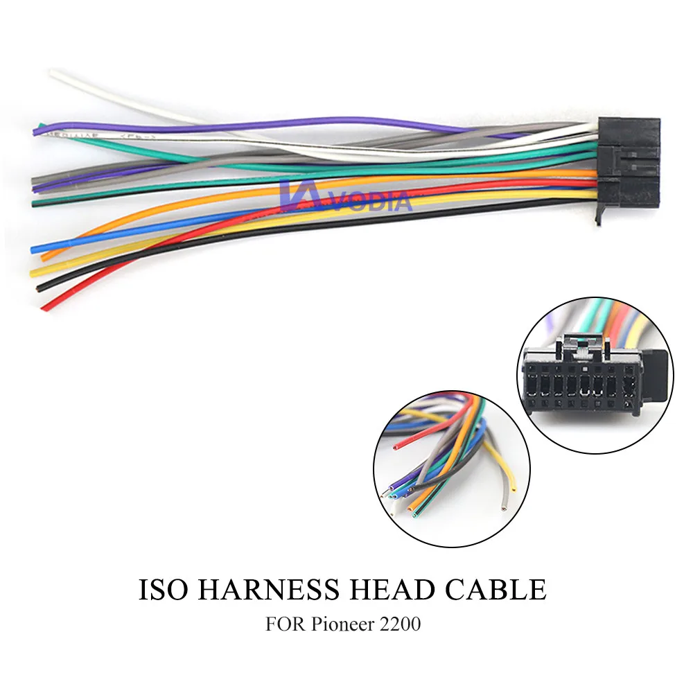 15007 Car Iso Harness Head Cable For Pioneer Dehseries 2010+ Stereo