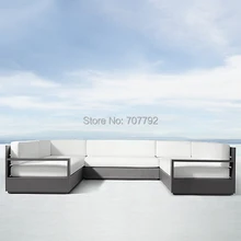 Новое поступление, современный дизайн, Классическая уличная мебель, превосходные материалы, алюминиевый диван