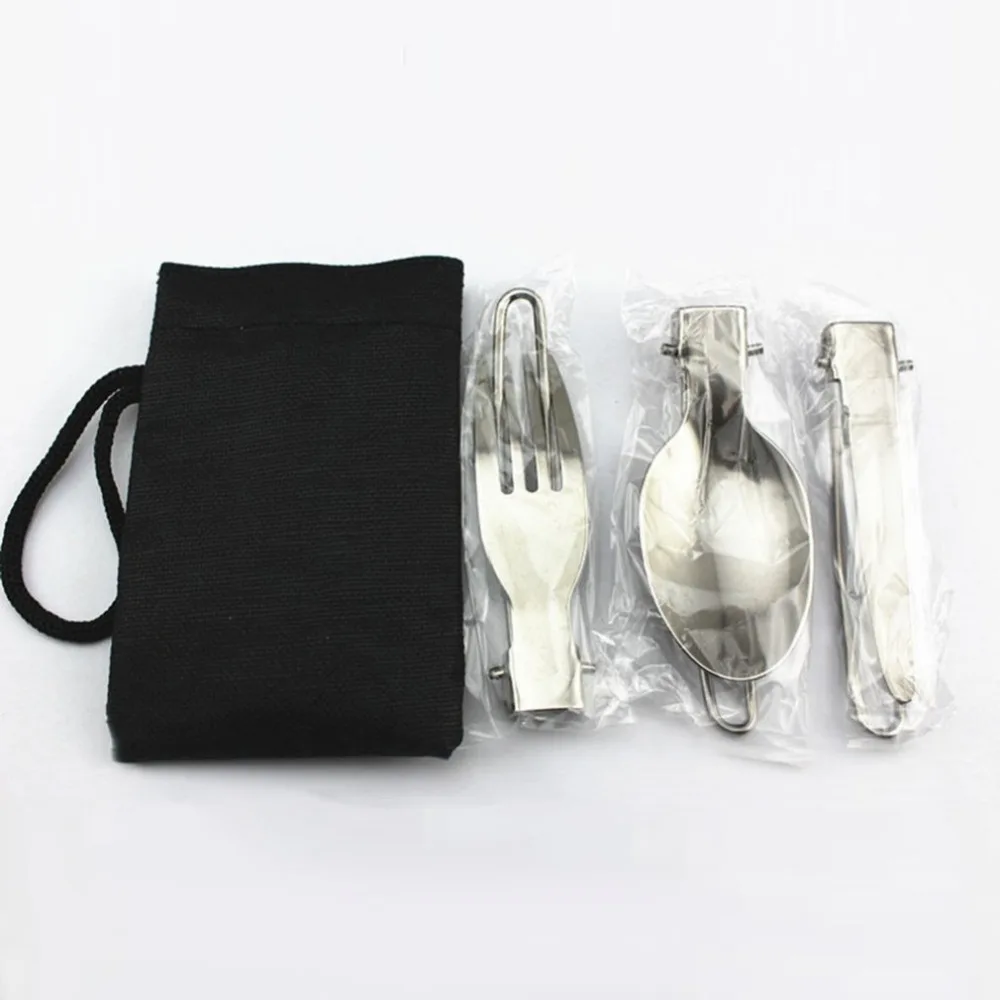 Stainless Steel Fork Spoon Knife Travel Camping Cutlery Tools Tableware for Outdoor Camping Hiking Fork Spoon 1 Stainless Steel Fork Spoon Knife Travel Camping Cutlery Tools Tableware for Outdoor Camping Hiking Fork Spoon 5