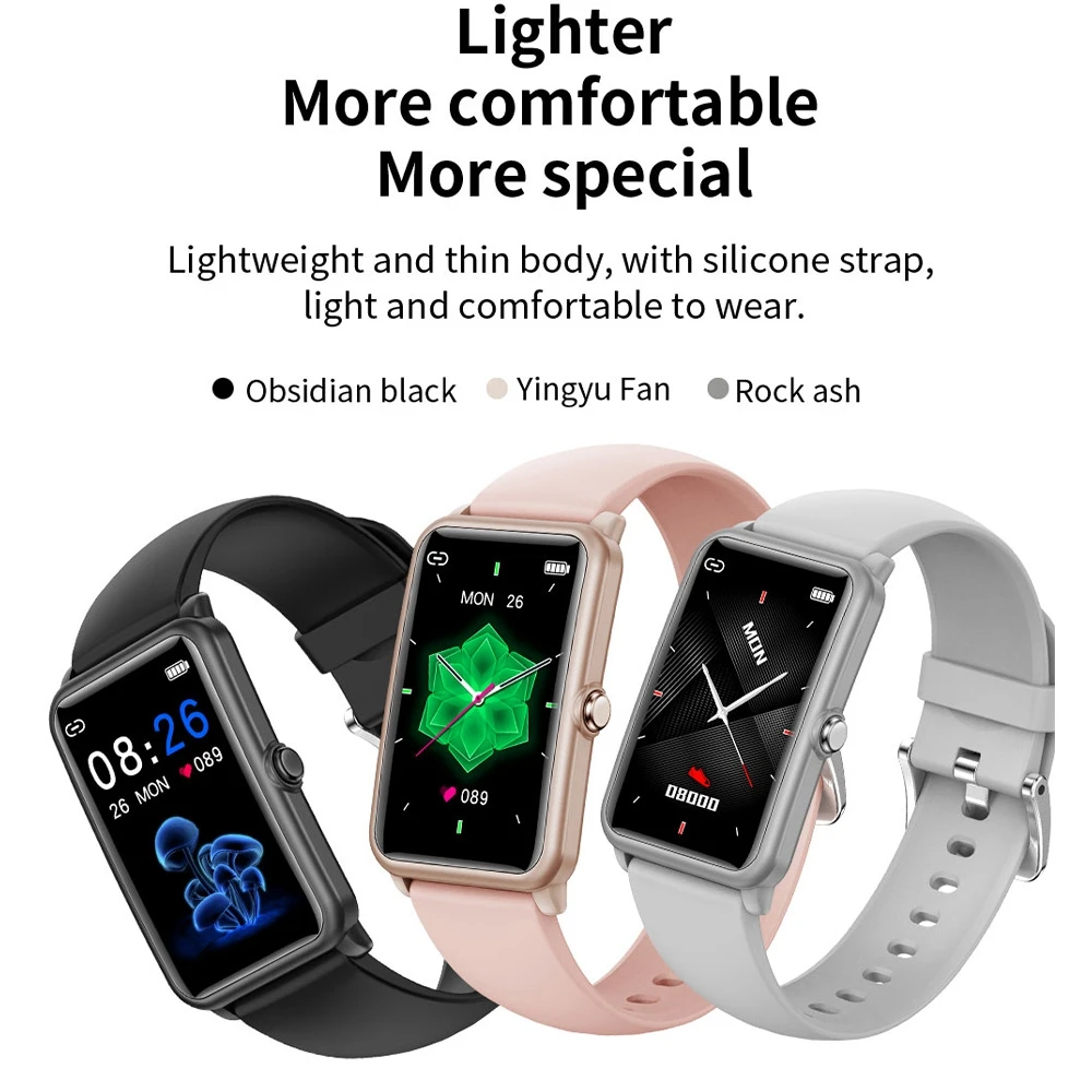H86 Smart Watch Bracelet Women Smartwatch Sport Clock Heart Rate Monitor Female Menstrual Cycle Information Reminder Wristwatch