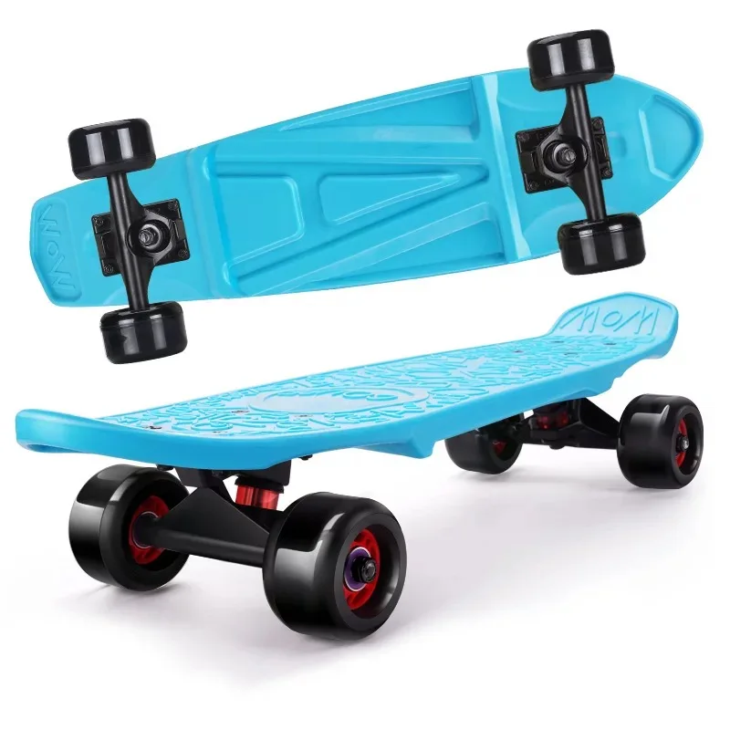 Double Tilt Skateboard, Flash Wheel Fish Board, Complete Assembled, Ready  to Ride, Outdoor Sport Scooter, 22 Inch Skate Board - AliExpress