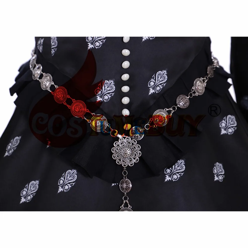 Costumebuy Tudor Elizabeth queen бальное платье Средневековый Ренессанс женское платье с оборками на заказ