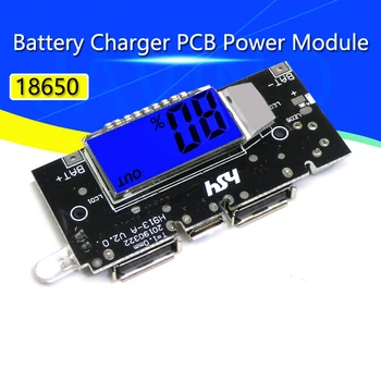 

Automatic Protection! Dual USB 5V 1A 2.1A Mobile Power Bank 18650 Lithium Battery Charger Board Digital LCD Charging Module