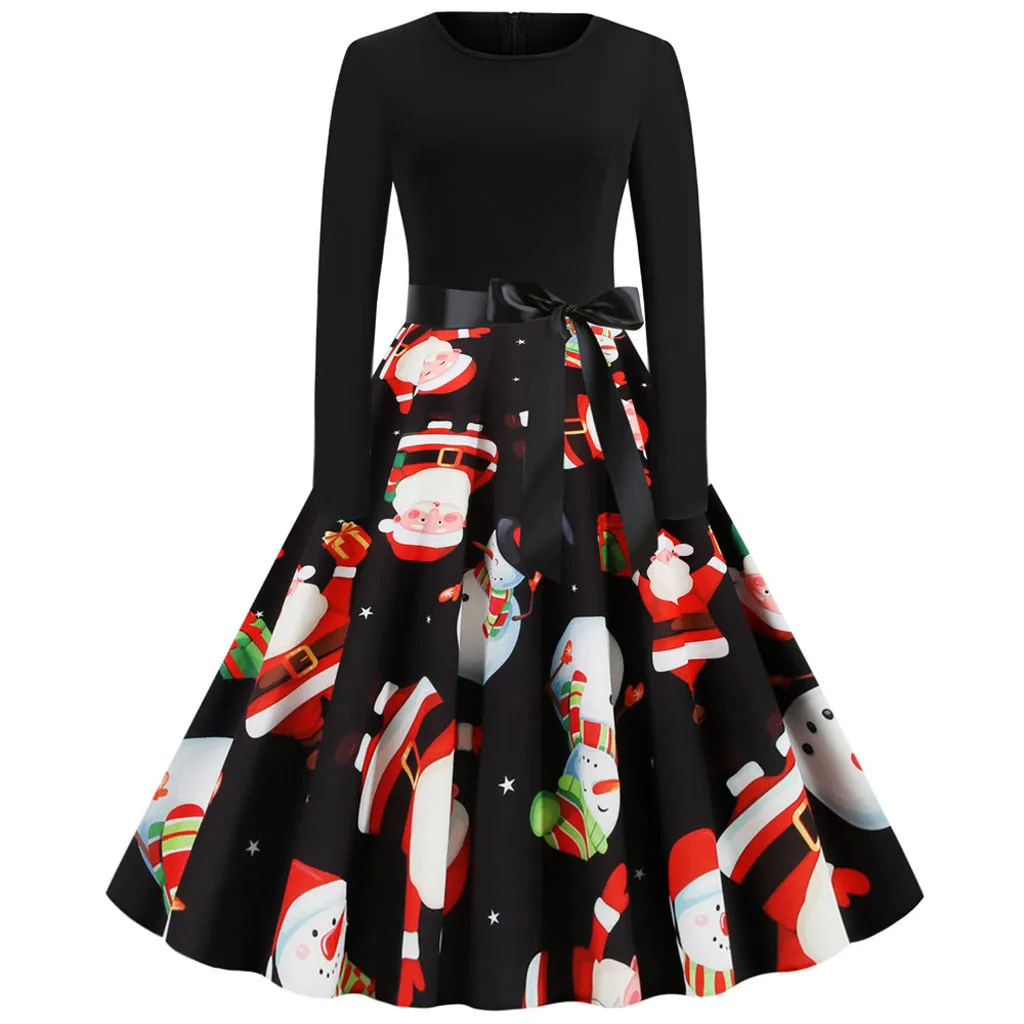 long sleeve xmas party dresses