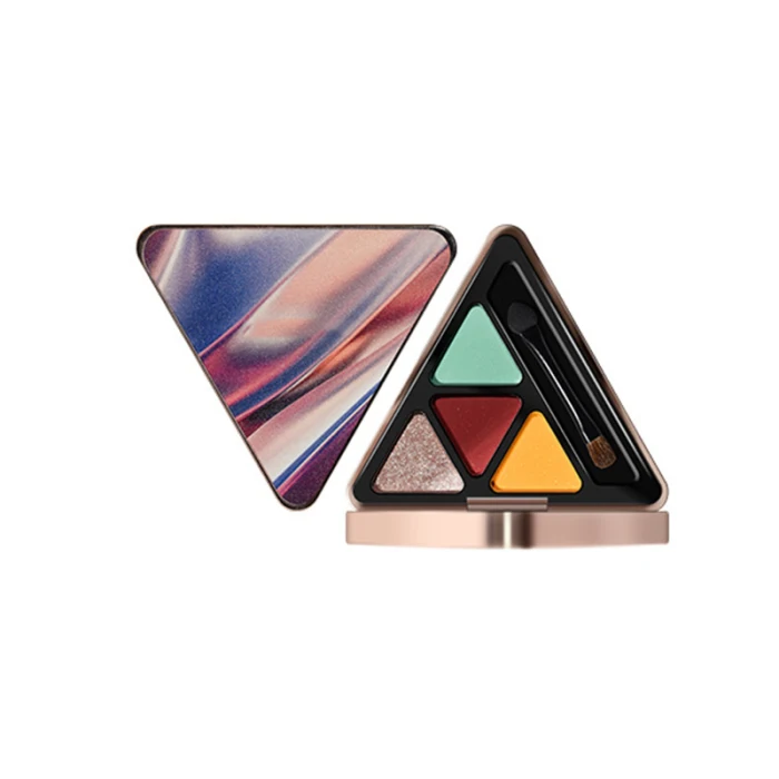 Triangular 4 Colors Eyeshadow Pallete Eyes Make Up Beauty Tools Gifts for Women ZG88