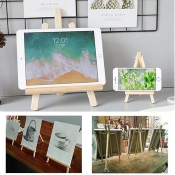 

Mini Easel Children Desktop Folding Wood Small Easel Easel Desktop Table Tablet Computer Stand Wooden Students Tripod
