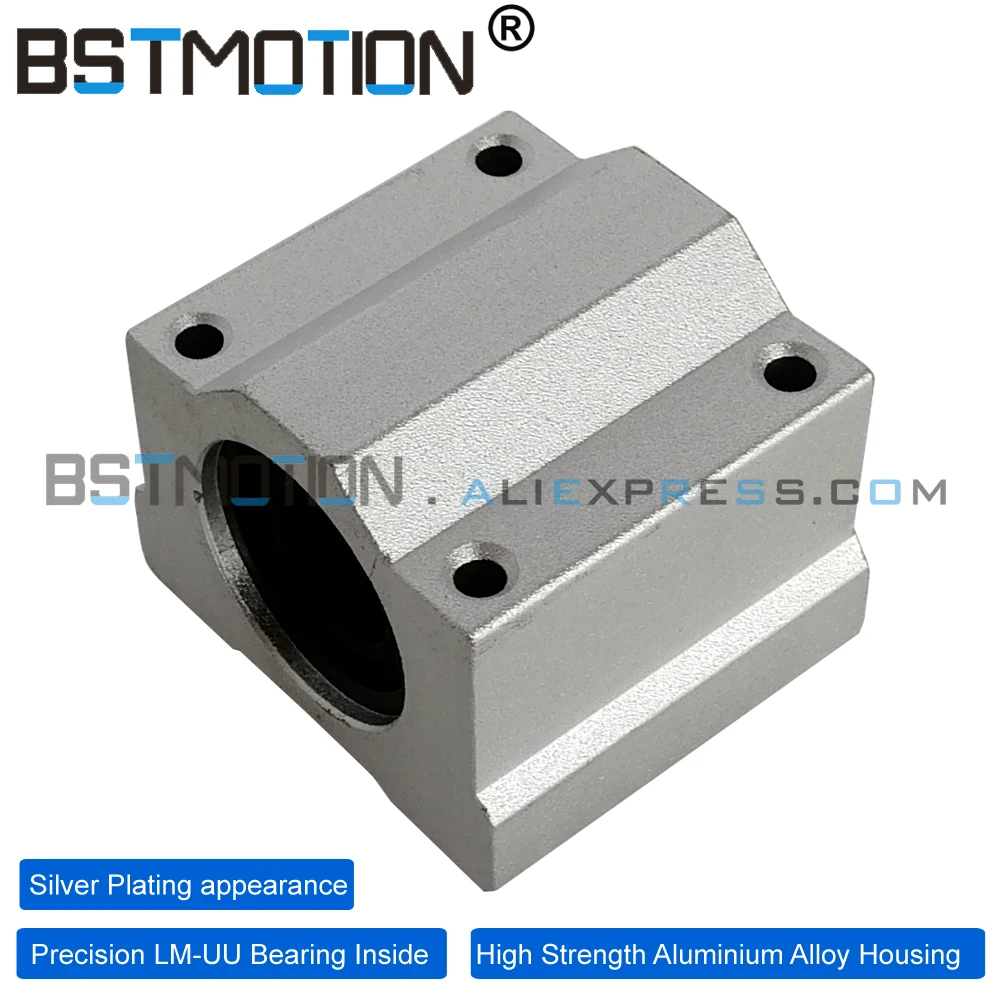 2Pcs 8mm X 400mm Linear Motion Shaft Rods — Chrome Plated Steel Round Rail For CNC & 3D Printers