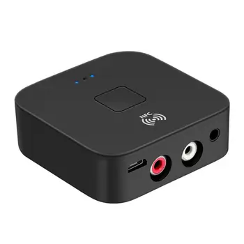 

NFC Bluetooth 5.0 Receiver 3.5mm AUX RCA Jack Hifi Wireless Adapter Bluetooth Audio Receiver for Car/Home Theater/Smartphones