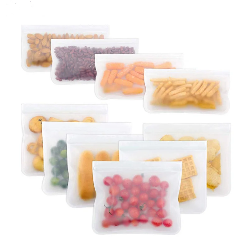 

10 12 Pack Vacuum Sealer Vacuum bags For Food Storage Reusable Freezer Bag Snack Fruit Meat Milk Containers Kitchen Organizer