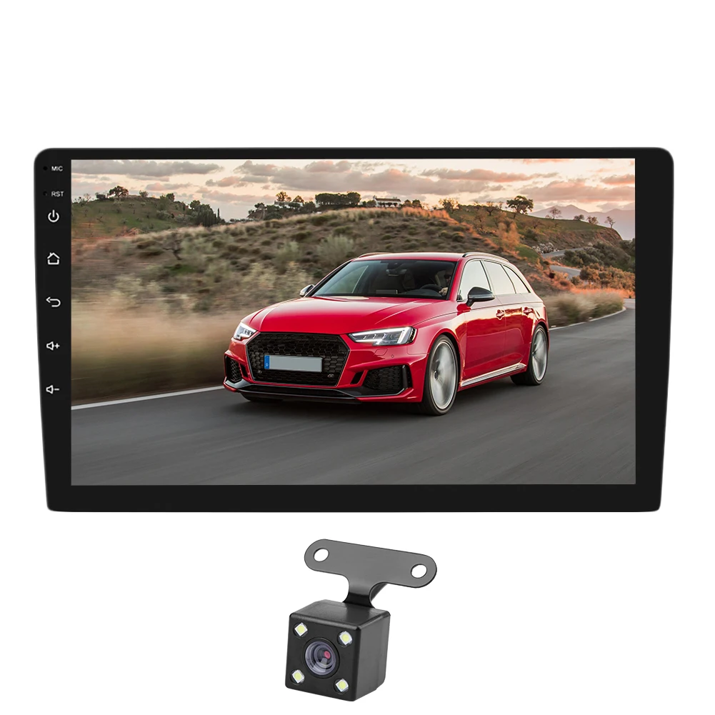 Android 10 Car Monitor Video Player Multimedia Player WiFi Bluetooth GPS Head Unit 1080HD Display Universal Auto Stereo GPS Map