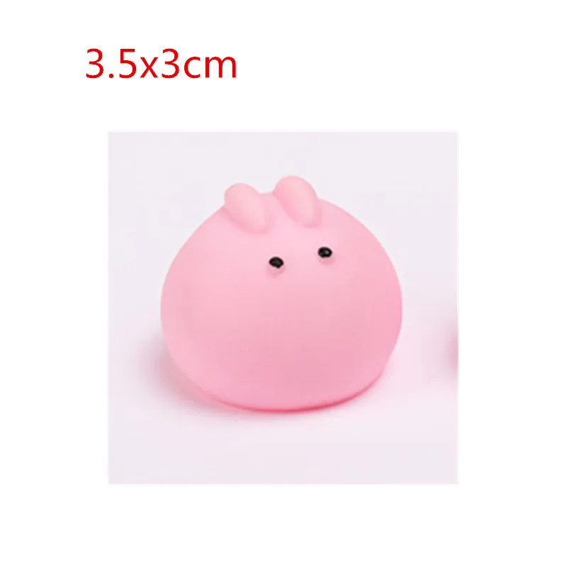 BRIDAY мягкие игрушки из ПВХ, мягкие мини-животные, супер милые креативные игрушки для собак, сжимающие руки, забавные игрушки с кроликом - Цвет: C
