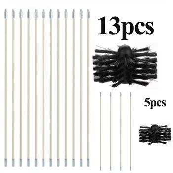 

Top Selling Flexible Flue Brush Rods Chimney Brush Kit Chimney Sweep Soot Cleaning Rod For Home Diy Tools Parts 2020 New