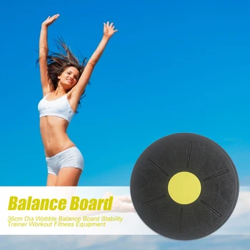 

Wobble Balance Board Physical Therapy Balance Stability Trainer Workout Exercise Fitness Equipment Training Tools