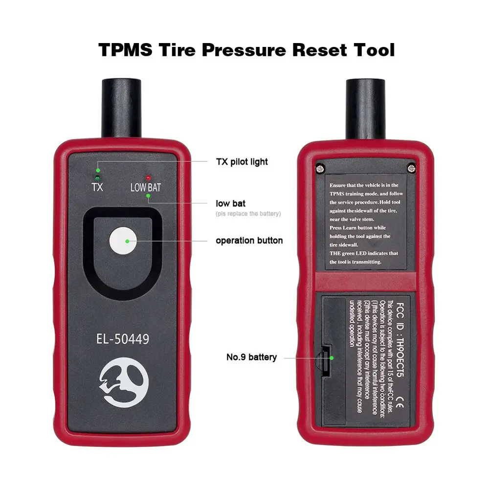 Promotion EL-50449 TPMS Activation Tool for For.d car tire pressure resetter EL-50448 OEC-T5 Bui.ck/ G.M auto diagnosis | Автомобили и