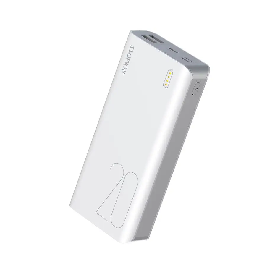 ROMOSS чувство 6S 20000 мА/ч, Мощность банк Тип usb Портативный Зарядное устройство Внешнего Батарея 5V 2.1A с светодиодный Дисплей для мобильных телефонов, планшетов