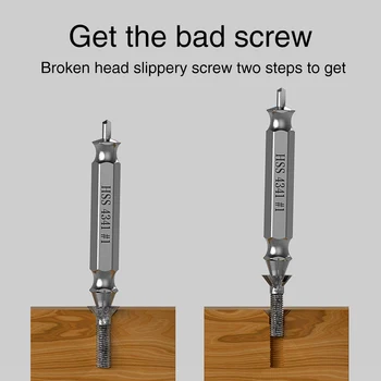 

22 Pcs Steel For Drill Reverse Thread High Speed Durable Stud Removal Replacement Practical Multifunctional Screw Extractor Set