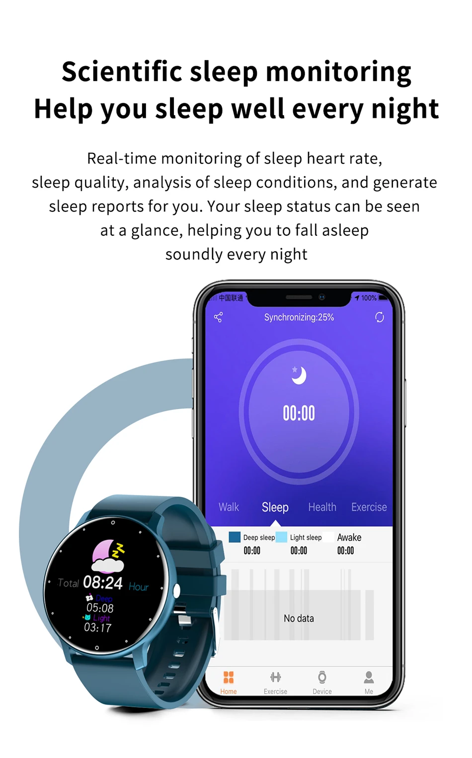 Men Women Smart Watch Full Touch Screen Watches Sport Fitness Tracker IP67 Waterproof Bluetooth Weather Forecast Smartwatch 2021