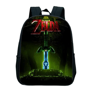 

Cute The Legend of Zelda Backpack Kids Mini Book Mochilas Link Toddler Kawaii Kindergarten Children Primary School Knapsack