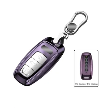 

For Audi Key Cover Case For Audi A6L A7 A8L Q8 E-tron C8 D5 2018 2019 2020 New Arrival TPU Car Key Cover Holder Shell Skin