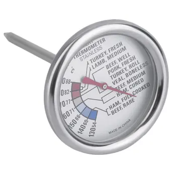 

Universal Kitchen Meat Thermometer Food Thermometer Stainless Barbecue Steel Food Cooking BBQ Steak Probe Measure Tool