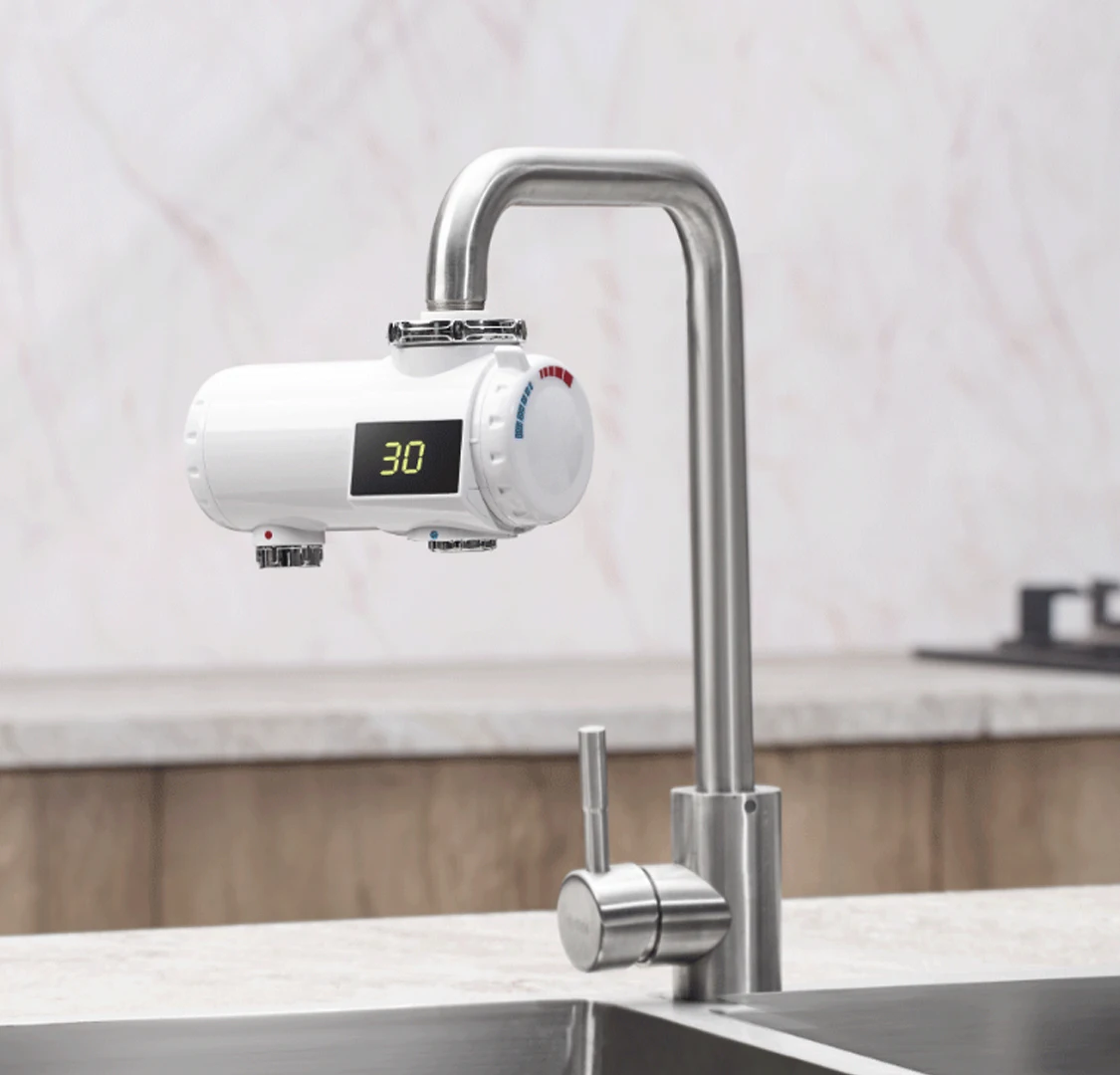 Xiaomi Mijia Xiaoda мгновенный нагрев кран Кухня электрический водонагреватель 30-50 Температура, холодный и теплый свет, регулируемый кран