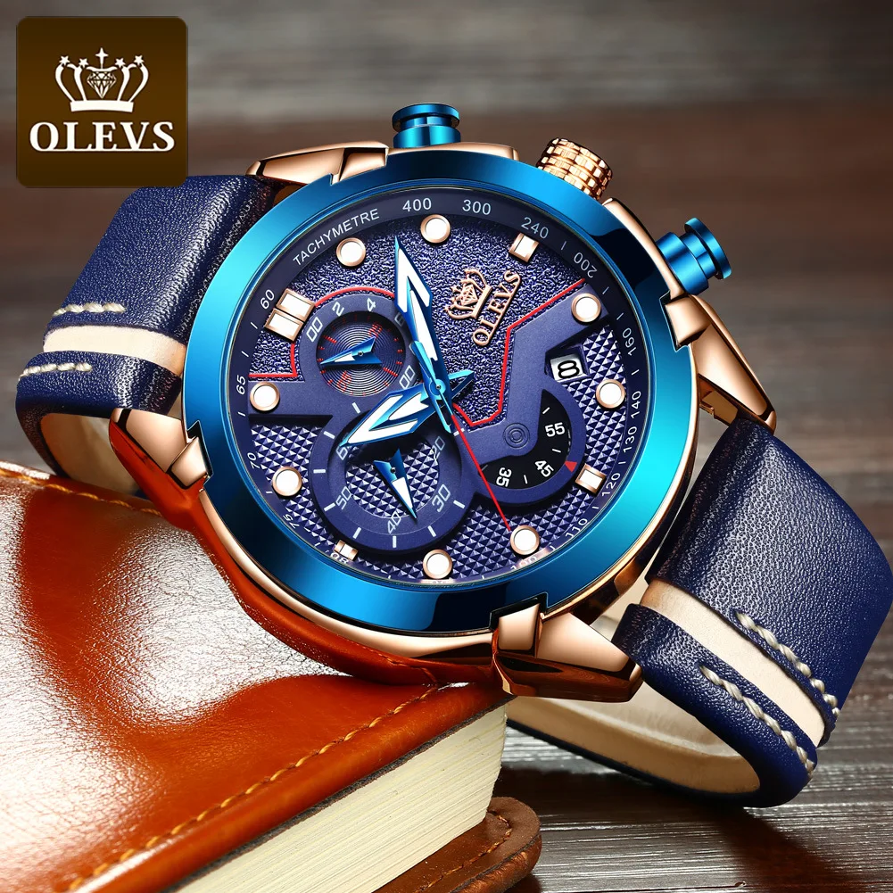 

Fashion watch multi-function chronograph quartz watch