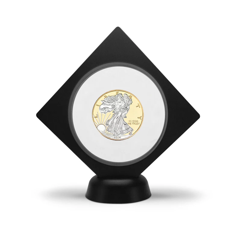 WR США Статуя Свободы позолоченные Коллекционные монеты набор с держателем для монет серебро монета персонализированный подарок дропшиппинг - Цвет: coin4 with box