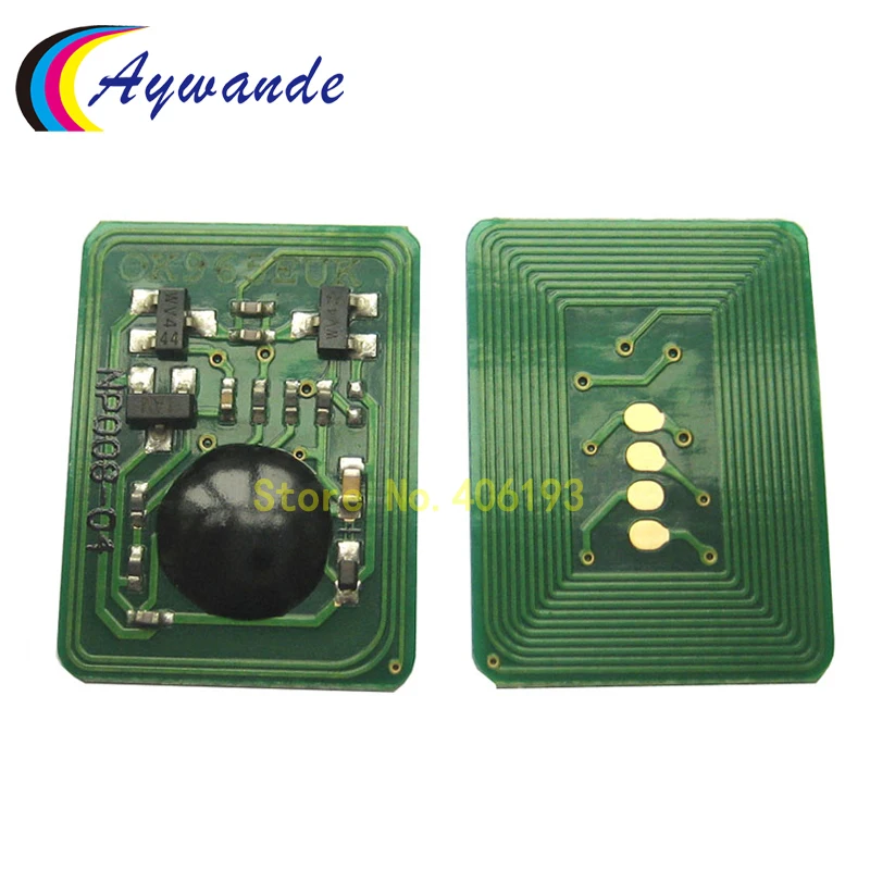 4 x Chips for OKI C5650 C5750 C 5650 C 5750 Toner Cartridge Reset Chip 43865708 43872307 43872306 43872305