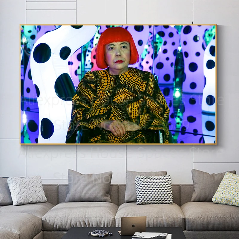 Yayoi Kusama Тыква абстрактная зеркальная комната Бесконечность плакат и печать
