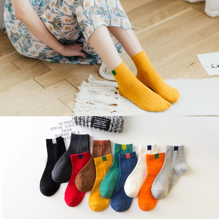 10 Pairs/set Spring Summer New Women's Socks Ladies Stockings Cotton Girl Manufacturer Wholesale Female Sock | Женская одежда