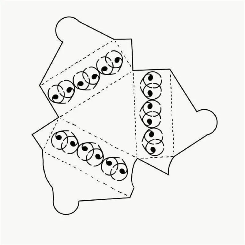 Eastshape шаблоны для коробок конфеты Подарочный металлический режущие штампы Новинка для DIY Скрапбукинг Ремесло карты штамп для теснения с вырезами шаблон