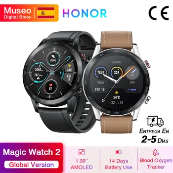 

Global Version Honor Magic Watch 2 Smart Watch Bluetooth 5.1 Blood Oxygen Phone Call Smartwatch Up to14 Days 50m Waterproof