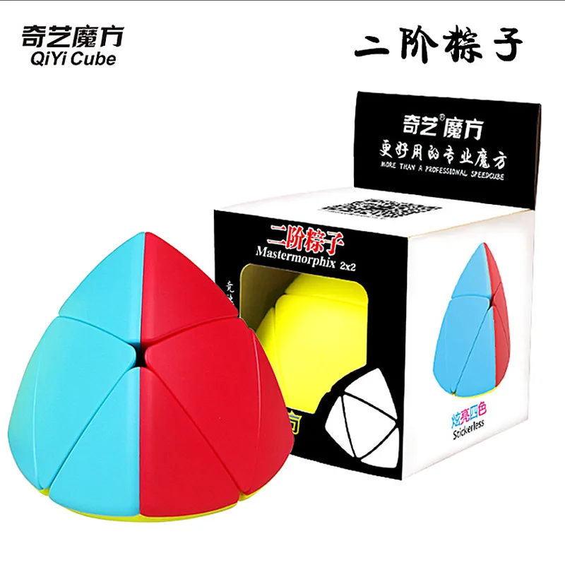 

Qiyi Mastermorphix 2x2x2 Magic Cube qiyi 2x2 Rice Dumpling Speed Cube Strange-shape Pyramorphix 2x2 Magic Cubo