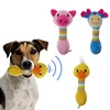 Cute Pet Dog Toys Chew Squeaker Animals Pet Toys Plush Puppy Honking Squirrel For Dogs Cat Chew Squeak Toy Dog Goods 1