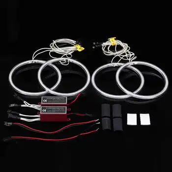

CCFL Angel Eyes Halo Rings Day Light Bulbs Lamps Kit For BMW E30 E32 E34 E39 3 5 7 Series 2001 2002 2003