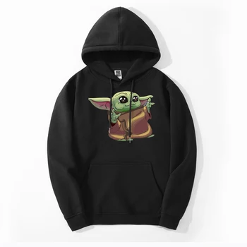 

Bebe Yoda Men's Child Yoda Hoodies Spring Autumn Hoodies Sweatshirts Men Fleece Tops The Mandalorian Star War Hoodies Sweatshirt