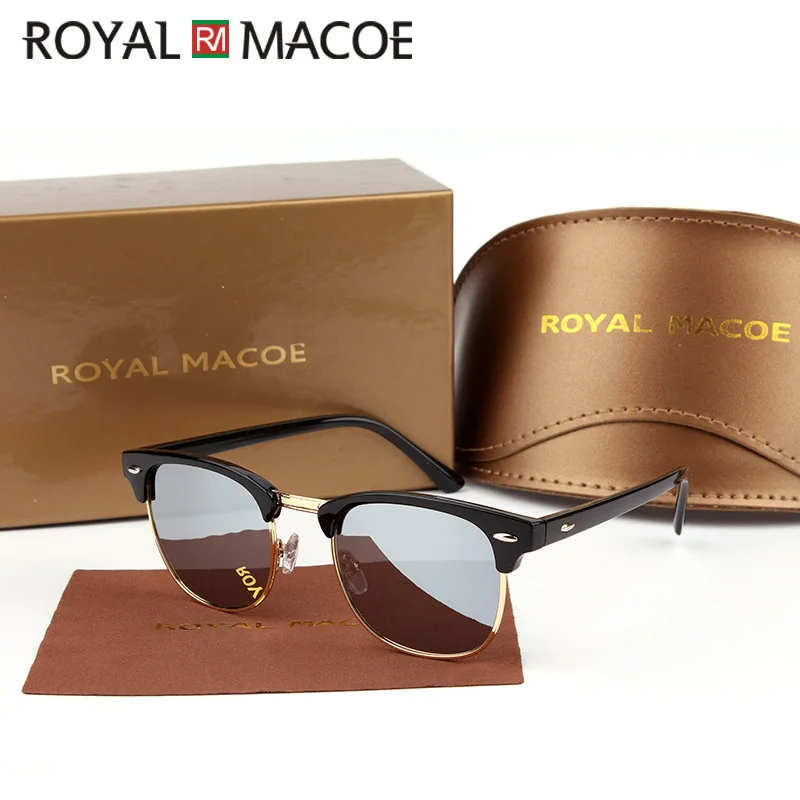Солнцезащитные очки ROYAL MACOE поляризационные для мужчин и женщин классические