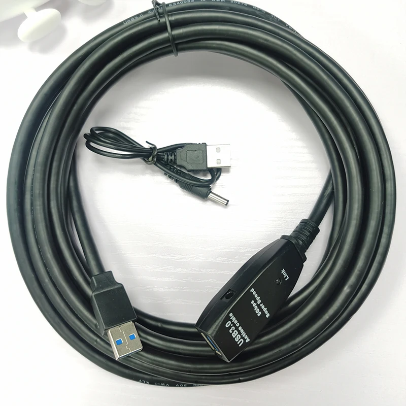 Cabo de Extensão Usb 5m 10m 15m 20m 2.0 Usb com Extensão do Adaptador de Energia Portas Usb Reforço de Sinal para Webcom Disco Rígido Caixa de tv 30m - Image 5