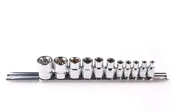 

11pcs Chrome Vanadium Steel Hex Plum Wrench Socket W/ Bracket Stand Set Hex Plum Socket With Bracket