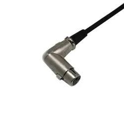 3 Pin XLR Сделано в Китае под прямым углом 90 градусов женского на обоих концах для подключения внешних устройств к Удлинительный кабель с