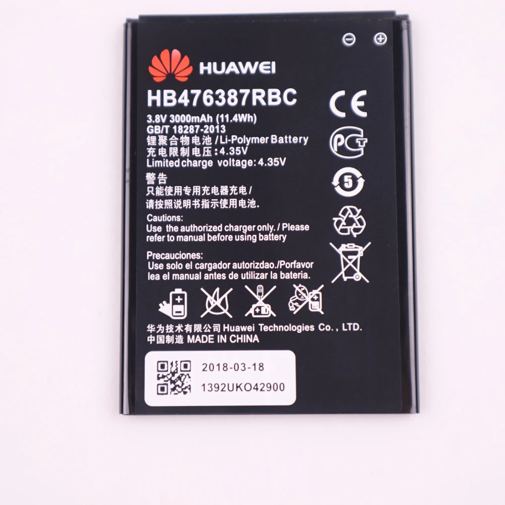 100% запасная батарея для телефона оригинальный HB476387RBC Аккумулятор Huawei Honor 3X G750 B199