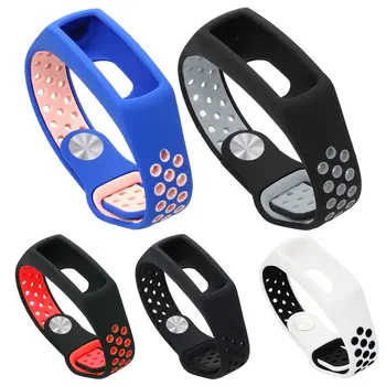 

Silicone Two-Color Watch Straps For Huawei Honor Band 4 5 Watchband Replacement Watch Strap Breathable Sports Wrist Band Strap